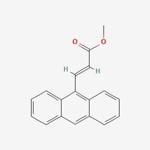 molecular formula C18H14O2 B3060320 methyl (2E)-3-(anthracen-9-yl)prop-2-enoate CAS No. 22844-33-3