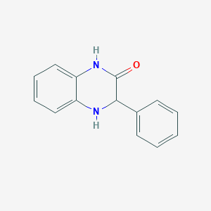 molecular formula C14H12N2O B3060326 3-Phenyl-3,4-dihydroquinoxalin-2(1H)-one CAS No. 23465-73-8