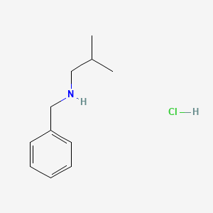 molecular formula C11H18ClN B3060328 N-benzyl-2-methylpropan-1-amine hydrochloride CAS No. 23530-81-6