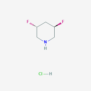 molecular formula C5H10ClF2N B3060345 rel-(3R,5R)-3,5-Difluoropiperidine hydrochloride CAS No. 259110-61-7