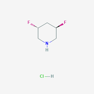 rel-(3R,5R)-3,5-Difluoropiperidine hydrochloride