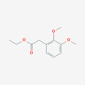 molecular formula C12H16O4 B3060349 Ethyl 2-(2,3-dimethoxyphenyl)acetate CAS No. 27466-91-7