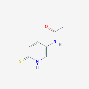 molecular formula C7H8N2OS B3060351 N-(6-thioxo-1,6-dihydropyridin-3-yl)acetamide CAS No. 27885-57-0