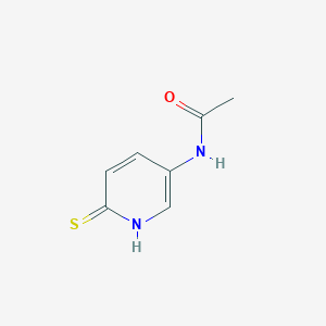 N-(6-sulfanylidene-1H-pyridin-3-yl)acetamide