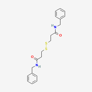N-benzyl-3-{[3-(benzylamino)-3-oxopropyl]disulfanyl}propanamide