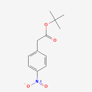 molecular formula C12H15NO4 B3060358 Tert-butyl 2-(4-nitrophenyl)acetate CAS No. 29704-38-9