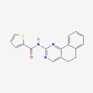 molecular formula C17H13N3OS B3060369 N-(5,6-dihydrobenzo[h]quinazolin-2-yl)-2-thiophenecarboxamide CAS No. 306979-39-5