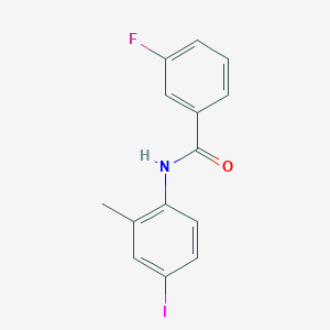 3-fluoro-N-(4-iodo-2-methylphenyl)benzamide