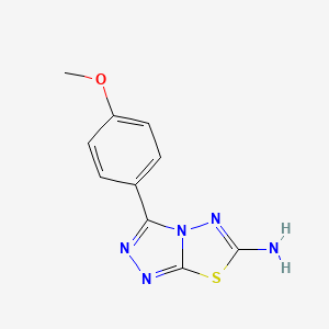 3-(4-Methoxyphenyl)-[1,2,4]triazolo[3,4-b][1,3,4]thiadiazol-6-amine