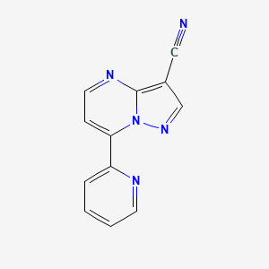 7-(2-Pyridinyl)pyrazolo[1,5-a]pyrimidine-3-carbonitrile