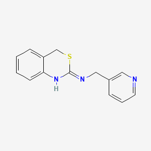 N-(3-pyridinylmethyl)-4H-3,1-benzothiazin-2-amine