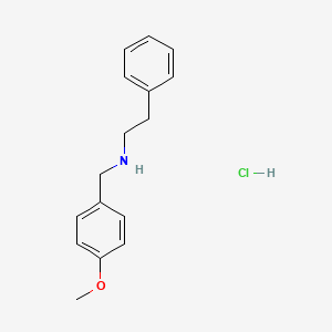 Phenethylamine, N-(p-methoxybenzyl)-, hydrochloride