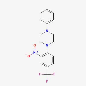1-[2-Nitro-4-(trifluoromethyl)phenyl]-4-phenylpiperazine