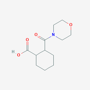 molecular formula C12H19NO4 B3060393 2-(Morpholine-4-carbonyl)cyclohexane-1-carboxylic acid CAS No. 331947-26-3