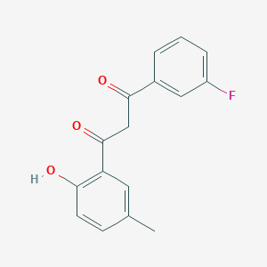 1-(3-Fluorophenyl)-3-(2-hydroxy-5-methylphenyl)propane-1,3-dione