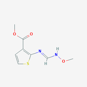 methyl 2-[(E)-N'-methoxyimidamido]thiophene-3-carboxylate
