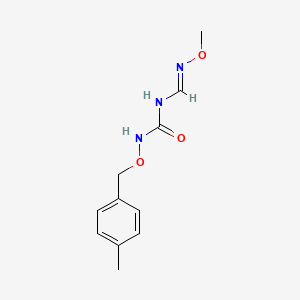 N-[(methoxyimino)methyl]-N-[(4-methylbenzyl)oxy]urea