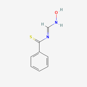 molecular formula C8H8N2OS B3060410 N-((hydroxyimino)methyl)benzenecarbothioamide CAS No. 338779-29-6