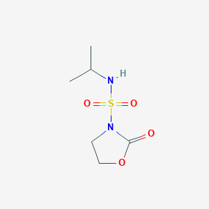molecular formula C6H12N2O4S B3060415 N-Isopropyl-2-oxooxazolidine-3-sulfonamide CAS No. 340185-09-3