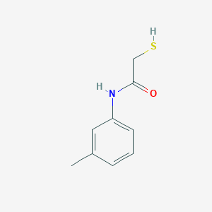 molecular formula C9H11NOS B3060427 N-(3-Methylphenyl)-2-sulfanylacetamide CAS No. 35331-30-7