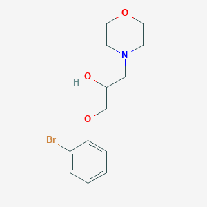 1-(2-Bromophenoxy)-3-morpholin-4-ylpropan-2-ol