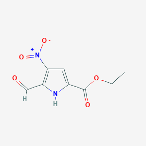 Ethyl 5-formyl-4-nitro-1h-pyrrole-2-carboxylate