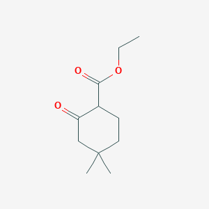 molecular formula C11H18O3 B3060435 Ethyl 4,4-dimethyl-2-oxocyclohexanecarboxylate CAS No. 36168-42-0