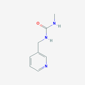 molecular formula C8H11N3O B3060436 1-Methyl-3-(pyridin-3-ylmethyl)urea CAS No. 36226-41-2