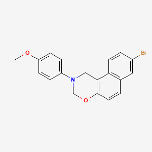 8-bromo-2-(4-methoxyphenyl)-2,3-dihydro-1H-naphtho[1,2-e][1,3]oxazine