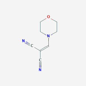molecular formula C8H9N3O B3060448 2-(4-Morpholinylmethylene)malononitrile CAS No. 38238-94-7