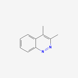 molecular formula C10H10N2 B3060454 3,4-Dimethylcinnoline CAS No. 3929-83-7