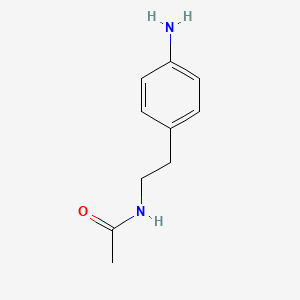 molecular formula C10H14N2O B3060461 N-[2-(4-aminophenyl)ethyl]acetamide CAS No. 40377-41-1
