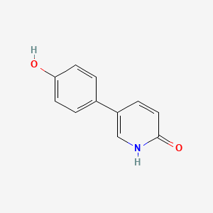 molecular formula C11H9NO2 B3060466 5-(4-羟基苯基)-2-羟基吡啶 CAS No. 41216-12-0