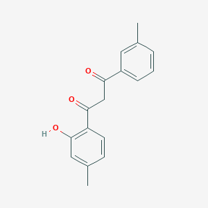 1-(2-Hydroxy-4-methylphenyl)-3-(3-methylphenyl)propane-1,3-dione