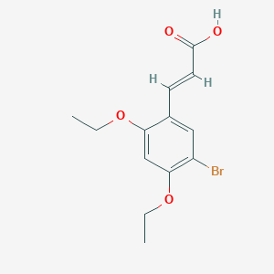 (2E)-3-(5-Bromo-2,4-diethoxyphenyl)acrylic acid