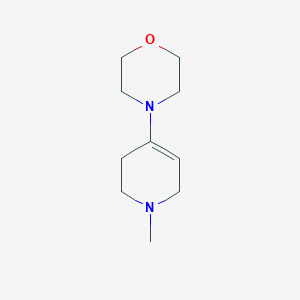 molecular formula C10H18N2O B3060482 4-(1-Methyl-1,2,3,6-tetrahydropyridin-4-yl)morpholine CAS No. 42833-31-8