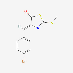 (Z)-4-(4-Bromobenzylidene)-2-(methylthio)thiazol-5(4H)-one
