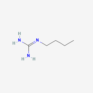 molecular formula C5H13N3 B3060505 N-butylguanidine CAS No. 462-69-1