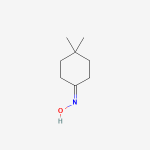 molecular formula C8H15NO B3060508 4,4-Dimethylcyclohexanone oxime CAS No. 4701-96-6