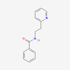 molecular formula C14H14N2O B3060529 N-[2-(2-Pyridinyl)ethyl]benzamide CAS No. 4976-05-0