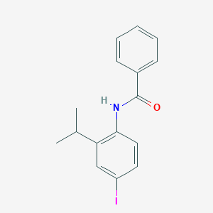 B3060542 N-(4-Iodo-2-isopropylphenyl)benzamide CAS No. 509114-15-2
