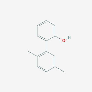 molecular formula C14H14O B3060552 2-(2,5-Dimethylphenyl)phenol CAS No. 52220-74-3