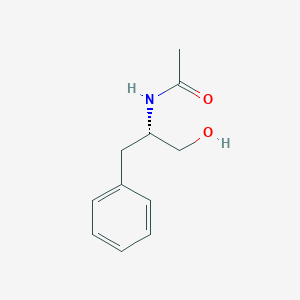 molecular formula C11H15NO2 B3060556 (S)-N-(1-Hydroxy-3-phenylpropan-2-yl)acetamide CAS No. 52485-51-5