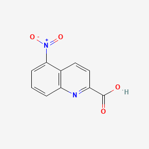 molecular formula C10H6N2O4 B3060557 5-硝基喹啉-2-羧酸 CAS No. 525-47-3