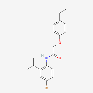 N-(4-Bromo-2-isopropylphenyl)-2-(4-ethylphenoxy)acetamide