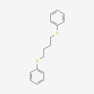 molecular formula C16H18S2 B3060567 4-Phenylsulfanylbutylsulfanylbenzene CAS No. 5330-89-2