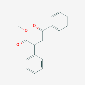 molecular formula C17H16O3 B3060570 Methyl 4-oxo-2,4-diphenylbutanoate CAS No. 5344-60-5