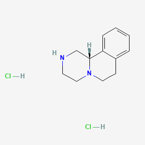 molecular formula C12H18Cl2N2 B3060575 Azaquinzole dihydrochloride, (S)- CAS No. 5374-19-6