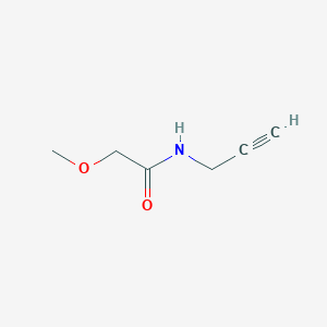 molecular formula C6H9NO2 B3060578 2-Methoxy-N-(prop-2-ynyl)acetamide CAS No. 537705-07-0