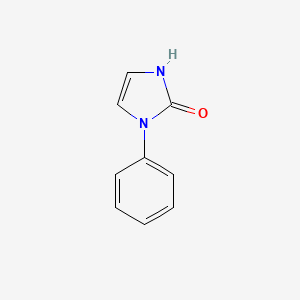 molecular formula C9H8N2O B3060581 1-Phenyl-1H-imidazol-2(3H)-one CAS No. 53995-06-5